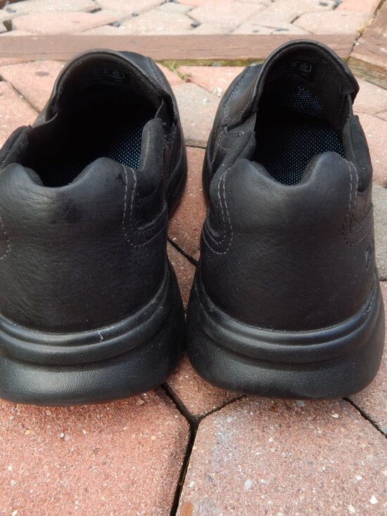 Clarks Bradley Step Loafer Black Mens Shoes Size 12 Worn Once